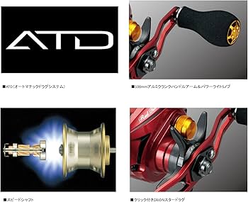 Daiwa AIRD Red Tune 100SH-L 両軸リール Daiwa AIRD Red Tune 100SH-L 両軸リール Amazon | ダイワ(DAIWA